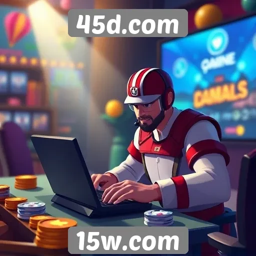 Potencial de crescimento do mercado de jogos online em 45d.com